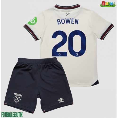 West Ham United Jarrod Bowen #20 Bortaställ Barn 2025-26 Kortärmad (+ Korta byxor)